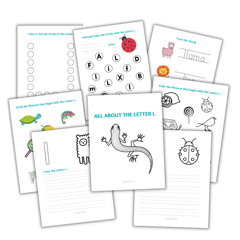 Free Printable Letter L Worksheets For Preschool Everywhere You Grow